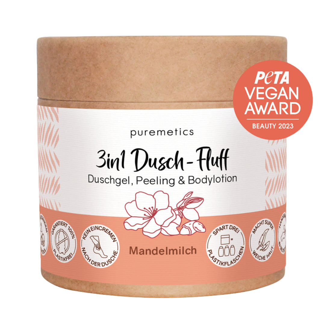 3in1 Dusch-Fluff | Mandelmilch 250g