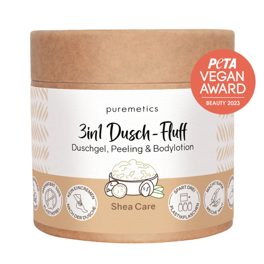 3in1 Dusch-Fluff | Shea Care 300g