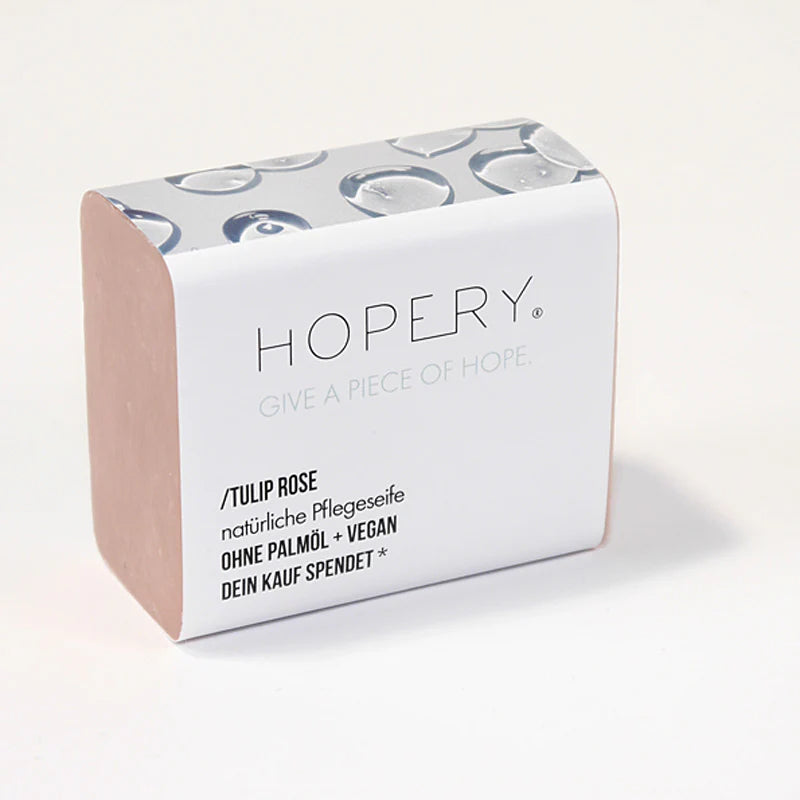 HOPERY | Hand- & Körperseife Tulip Rose bar soap 100 g