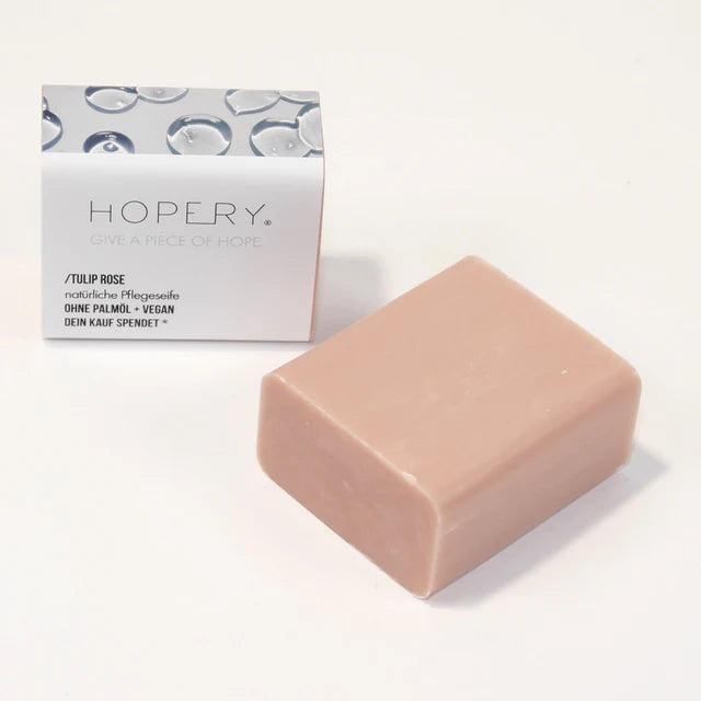 HOPERY | Hand- & Körperseife Tulip Rose bar soap 100 g