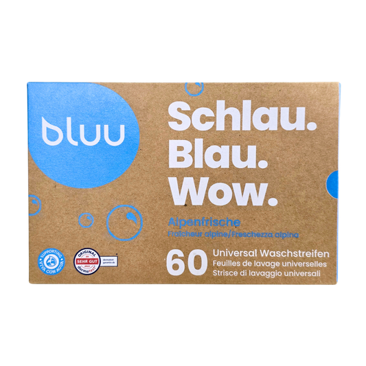 60 bluu Universal Waschstreifen - Alpenfrische