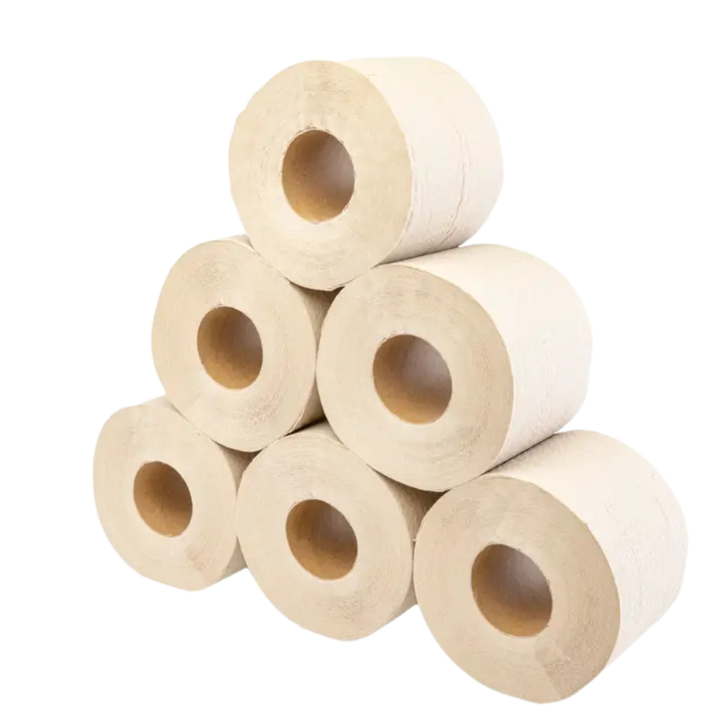 The Good Roll | Toilettenpapier | 6 Rollen aus Bambus | 2-lagig 300 Blatt